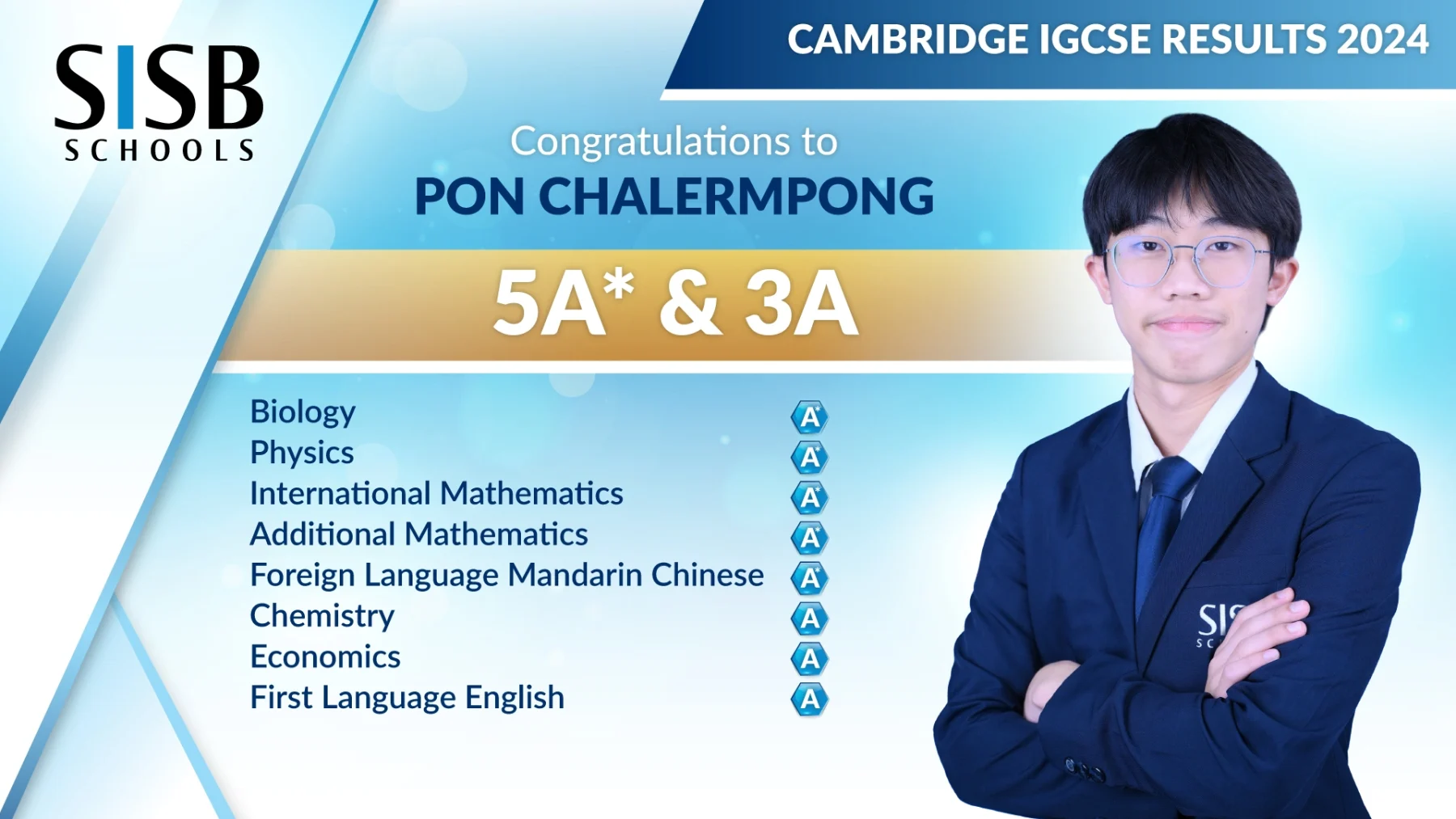 PON IGCSE Level Results 2024 add chinese