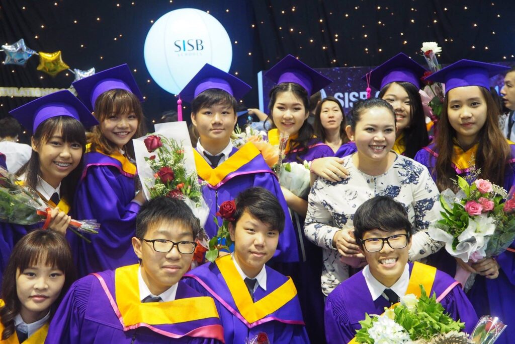 Jay and Jin at the Grade 10 Graduation Ceremony 2016